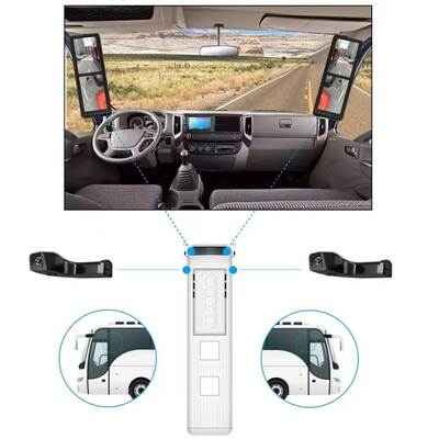 Kwaliteit  Large 15.88Inch 2.5D Touch Screen Electronic Rearview Mirror With Waterproof Reverse Backup Camera Monitor for Yutong Bus fabriek