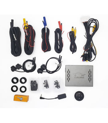 3D 360 graden surround view-monitoringsysteem met 1080P HD groothoekcamera's Nachtzicht achteruitgeleiding