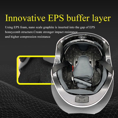 Een lichte motorhelm van koolstofvezel