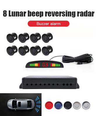 8-punts auto-reverse sensor kit LED display parkeerhulpsysteem hoge gevoeligheid back-up sensor voor veilige bescherming van het voertuig rijden