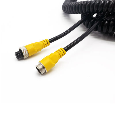 2-geleider spoelkabel met terugtrekbare veer zware verlengdraad voor vrachtwagenbus