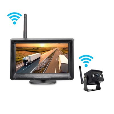 Night Vision WiFi Wireless Car Rear View Monitor, Wireless Reverse Backup Camera with 1‑Year Warranty for Scania Heavy‑Duty Commercial Vehicles