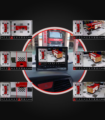 Grey Auto Driving Night Vision-het Systeem DC9V IP67 van de Autocamera