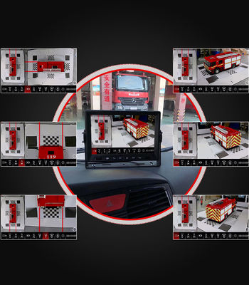 Heavy Duty Navigation System met real-time parkeerassistentie en AHD 1080P camera