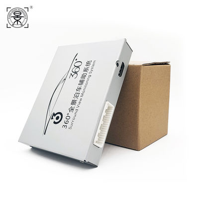 360 graden autobewakingssysteem voor parkeernauwkeurigheid en verkeersbewustzijn.