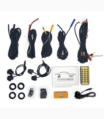 AHD 1080P 360° autosysteem met camera voor autoinstallateurs met volledige dekking voor parkeren en achteruitrijden