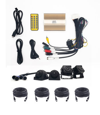 Bussurveillancecamerasysteem met 360 graden zicht, AHD 1080P, SONY-sensor en nachtzicht