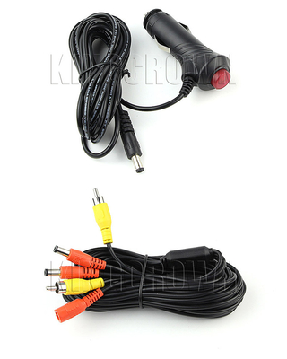 Roestvrije DC24V-Kabel 7m van de Aanstekerstop de Toebehoren van de Autocamera voor Streepjenok