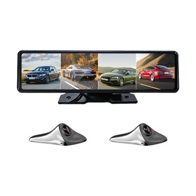 7-inch monitor haaienvin auto camera met dubbele lens en 1080P HD voor helder parkeerzicht