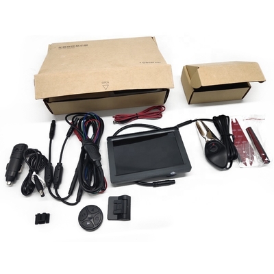 5 inch LCD dodehoekmonitor met haaienvin camera 12V-24V