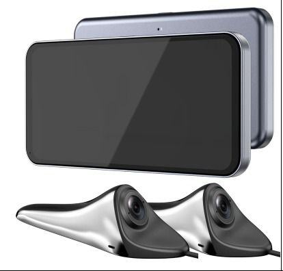 6.25 inch 1080P AHD Touch Screen Dash Cam, Camera BSD Vehicle Monitor System, Nachtzicht, IP68 waterdicht