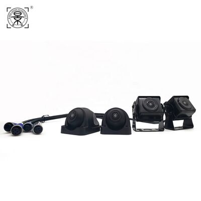 Professionele 360° Surround Camera Kit voor bussen, inclusief vier HD-camera's en een display voor optimale zichtbaarheid