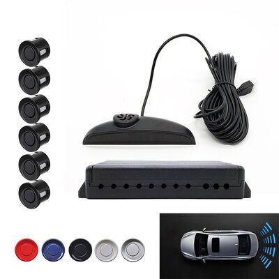 6 punten auto reverse sensor kit LED display parkeerhulpsysteem back-up radar voor veilig rijden van het voertuig