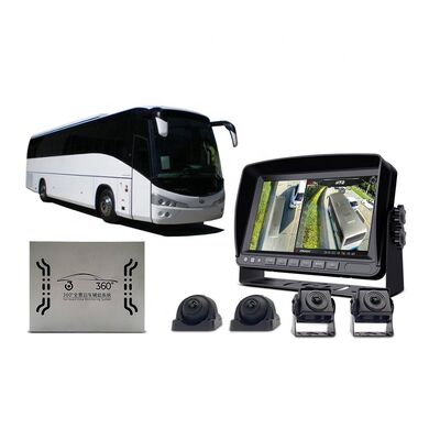 Geavanceerd 360° Bewakingssysteem voor Bussen met High Definition Display en Parkeerhulptechnologie