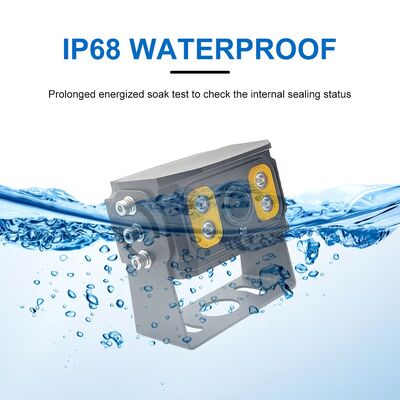 AHD-voertuigcamera voor zwaar gebruik met groothoeklens en industriële waterdichte behuizing