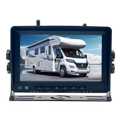 High Definition Wireless Truck DVR Monitor, 7 inch Night Vision WiFi Solar Powered Reverse Backup Recorder Camera voor Winnebago Travato RV Reversing
