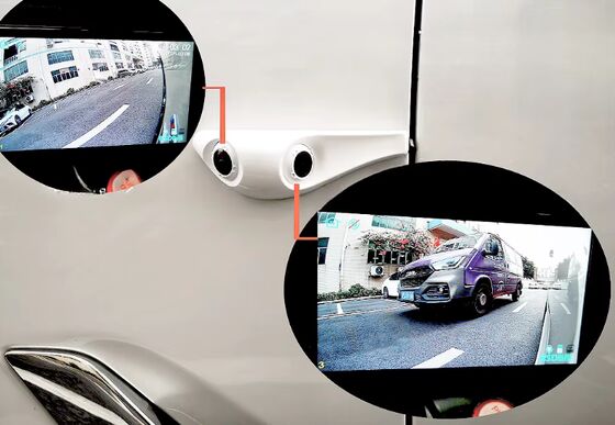 Dual Lens AHD 1080P Car Side View Camera System 7 Inch Monitor RCA Connector Sticker Mount Safety Surveillance Kit voor Suzuki Swift