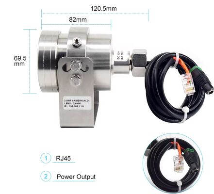 Metalen schil autocamera ontploffingsvrije voor vrachtwagens en industriële voertuigen