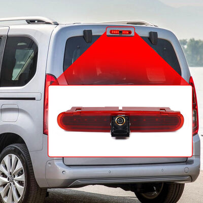 AHD 1080P 170° Fisheye lens achteruitkijkcamera, LED remlichtcamera voor Volkswagen VW Caddy Panel Life 2003-2019 OEM