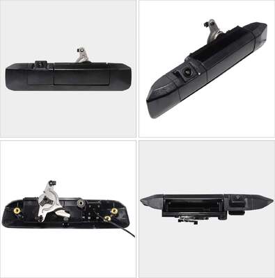 Groothoek achteruitrijcamera geïntegreerd in de achterklepgreep voor Toyota Tacoma