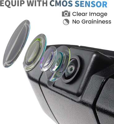 Achteruitrijcamera handgreep voor Toyota Tacoma Pickup Eenvoudige installatie en Dode Hoek