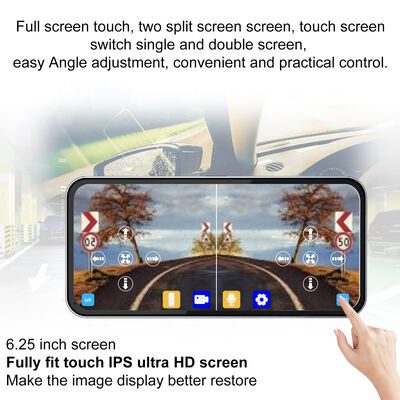 Geavanceerde AHD 1080P Achteruitrijcamera met Sharkfin-ontwerp en 6,25 inch Scherm voor Parkeren en Dodehoekdetectie