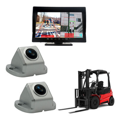 Universal Night Vision Bird View Backup Camera with Blind Spot Detection for Van Bus Truck IP68 Waterproof Parking Assistance