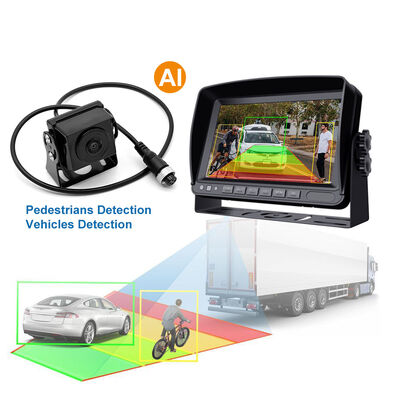 Tailored 4-Channel Camera System for Heavy Duty Vehicles with Parking Assistance and Real-Time Monitoring