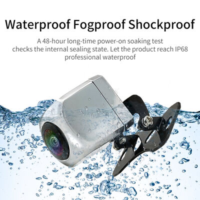 2-in-1 Universal Reverse Backup Camera, IP67 waterdicht Front/Side/Rear View Cam met 2 installatie opties OEM