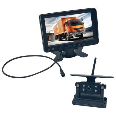 WiFi Zonnecamera Magnetische basis Draadloos AI BSD Blind Spot Alarm Achterste back-up Camera Nachtzicht Waterdicht Geen schade Installatie