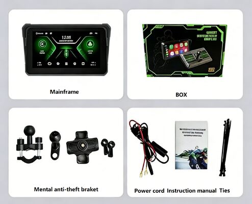 Motorfiets recorder draadloos Carplay/Androidauto mobiele telefoon voertuig scherm projectie navigatie