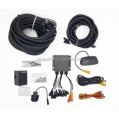 24V 8 Pcs Parking Sensors Alarm Universal Heavy Duty Blind Spot Monitoring System for Commercial Truck Bus RV