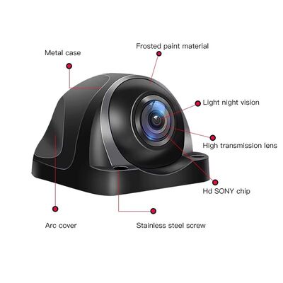 AHD 1080P Truck Blind Spot System met IR-nachtzicht en IP68 waterdicht voertuigbewakingssysteem