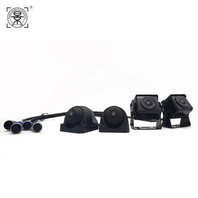 360 Degree Bird View Camera System with IP67 Waterproof HD 1080P and 170° Ultra Wide Viewing Angle for Full Surround View Panoramic Monitoring
