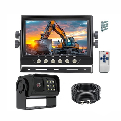 10'' Heavy Duty Voertuig Monitor Kit met IP68 Waterdichte 1080P AHD Starlight Sensor en 140° Groothoek Achteruitrijcamera Systeem