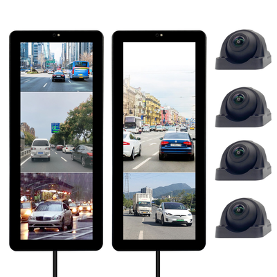 12.3Inch Interior Installation Rear View Side Mirror Camera System MDVR BSD Blind Spot Detection Reversing Aid Monitoring System