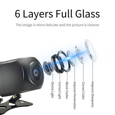 5G WiFi draadloze back-up camera met infrarood nachtzicht en IP67 waterdichte achteruitkijkcamera voor iOS & Android