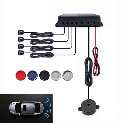 IP67 waterdicht 4-sensor achterwaarts parkeerradarsysteem met detectieafstand van 0,3-2M voor auto's en vrachtwagens
