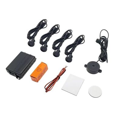 4 Probe IP67 Waterproof Ultrasonic Parking Sensor System with 0.3-2M Detection Distance Reverse Radar Kit
