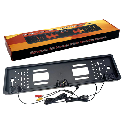 Hot selling EU auto kenteken raam camera, IP67 waterdicht achteruitzicht back-up parkeercamera met radar kit, OEM beschikbaar