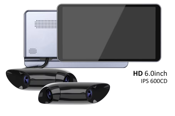 6 inch Touch Screen Digitaal Elektronisch Dual Lens Side View Mirror Camera System AI BSD Voice Warning Safety Monitoring Kit voor Toyota Camry Sedan