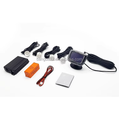 LCD Display 4 Sensor Parking Radar Kit System Visual and Audio Distance Warning Parking Aid