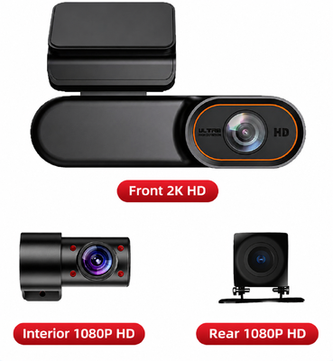 4G LTE 2K HD Dash Cam met infrarood nachtzicht voor voertuig DVR en auto camera