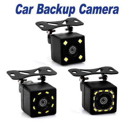4/8/12 LED IR Night Vision Backup Reverse Camera 170 Degree Wide Angle HD Color Image Waterproof Car Rear View Parking Camera